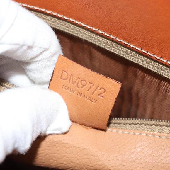 CELINE Macadam Canvas Hand Bag PVC Brown Auth 71532 - Picture 12 of 16